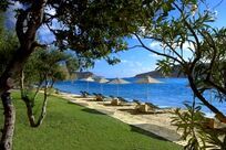 private beach