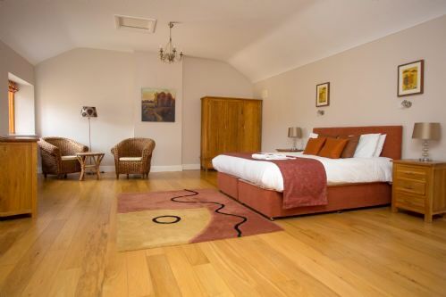 Super King bedroom  at Decoy Country Cottages