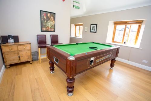 Pool Table at Decoy Country Cottages