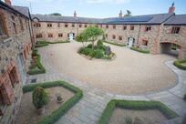 Courtyard view of Decoy Country Cottages