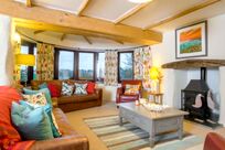 Lounge wih log burner